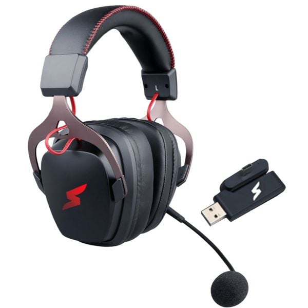 Headset Gamer SuperFrame Wind V2, Wireless, Drivers de 50mm, 7.1 Surround, RGB, USB + USB-C, Bluetooth, Black, SF-H05-V2