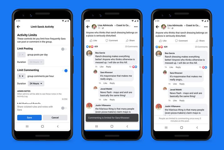 Gestão de conflitos Facebook Admin 4