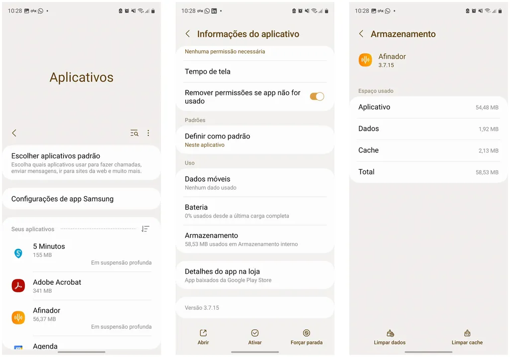 Apague arquivos em cache de aplicativos no Android (Imagem: Thiago Furquim/Canaltech)