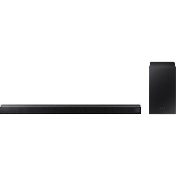 Soundbar Samsung Com 2.1 Canais, 320w, Som Surround, Bluetooth E Subwoofer Sem Fio Hw-r550/zd