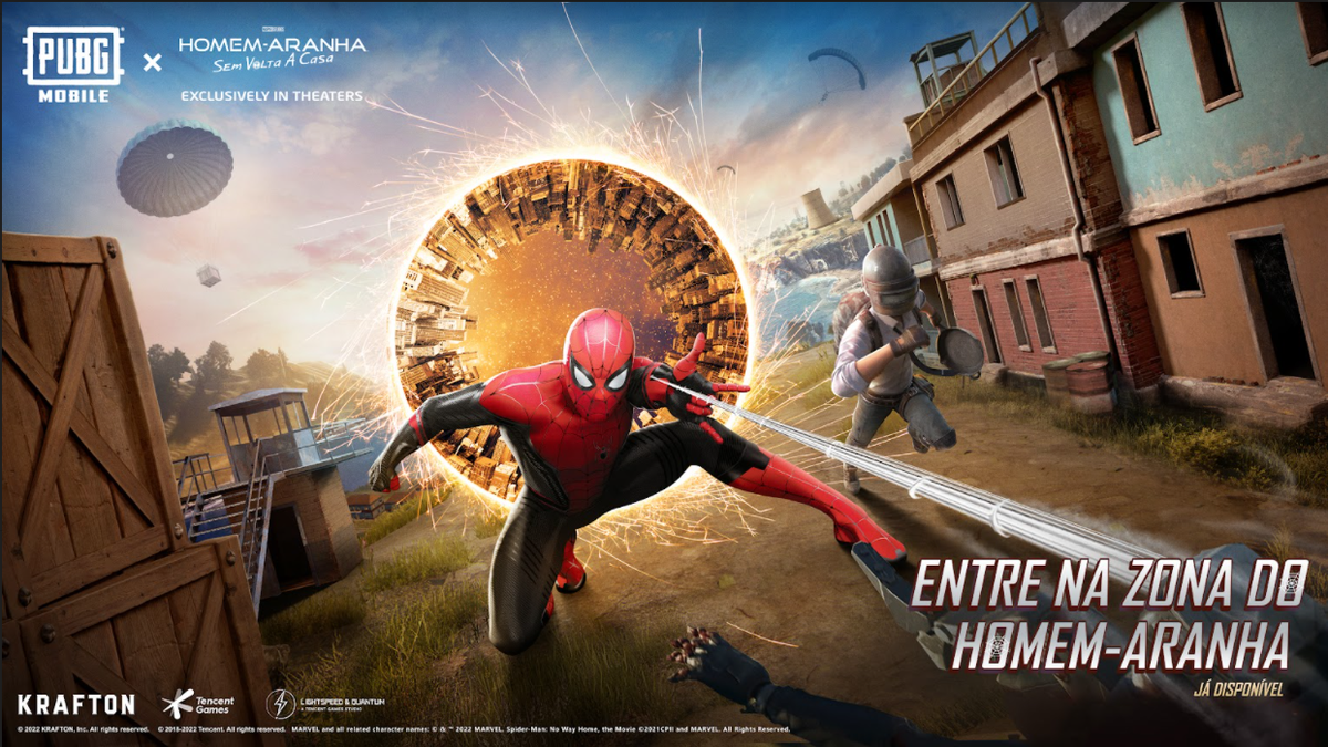 Homem-Aranha: Sem Volta para Casa chega em PUBG MOBILE - Drops de Jogos