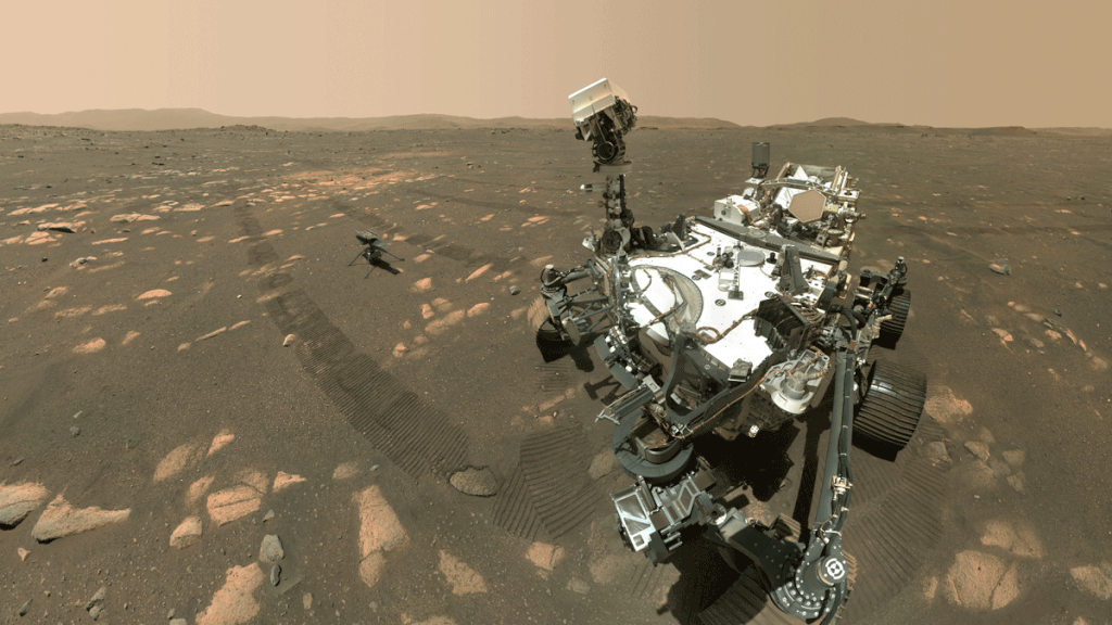 O rover Perseverance terá como principal missão procurar por bioassinaturas em Marte (Imagem: Reprodução/NASA/JPL-Caltech)