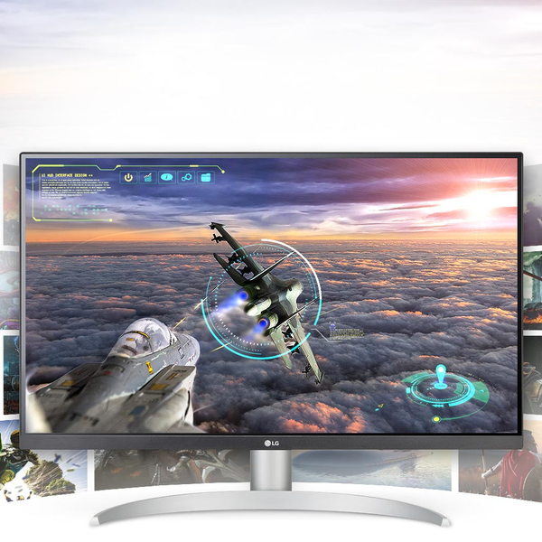 Compre seu monitor profissional LG 27UP650-W com tela 4K e preço