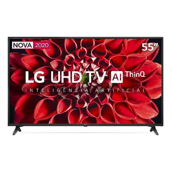 Smart TV LG 55" 55UN7100psa 4K UHD Wi-Fi Bluetooth HDR Inteligência Artificial Thinq Ai Google Assistente Alexa Iot [CUPOM]