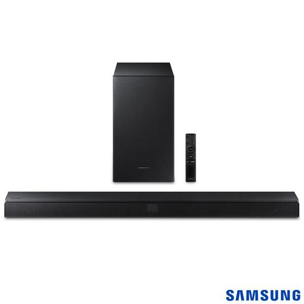 Soundbar Samsung com 2.1 Canais e 320W - HW-T550/ZD [À VISTA]