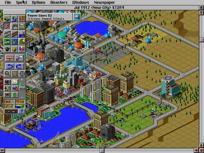 SimCity 2000 foi um marco, mas o mesmo PC jamais seria capaz de rodar SimCity lançado em 2013 (Imagem: Reprodução)