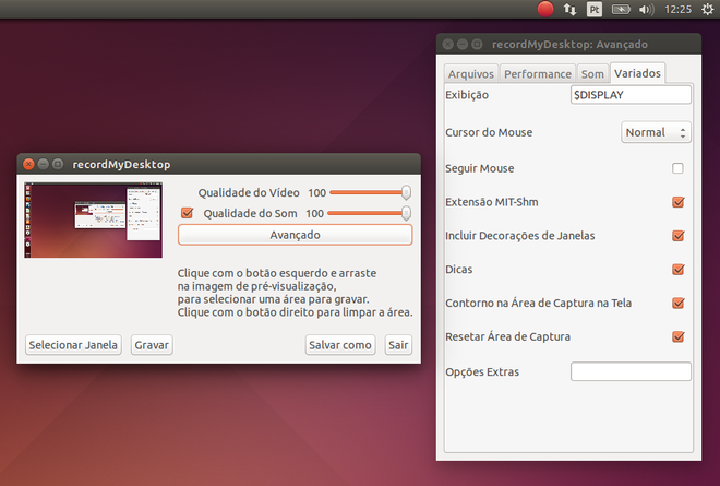 Programas para gravar a área de trabalho do PC Programas para gravar a área de trabalho do PC