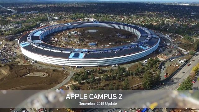 Vídeo mostra que nova sede da Apple está quase pronta