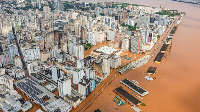 Chuva e vento voltam a Porto Alegre; situação só deve melhorar na próxima terça