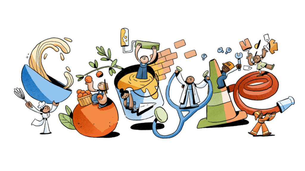 doodle de 1 de maio em 2023
