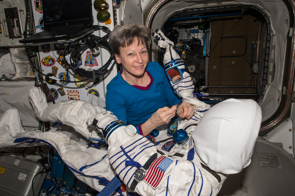 Astronauta Peggy Whitson dá dicas de como lidar com o isolamento da melhor forma possível (Foto: NASA)