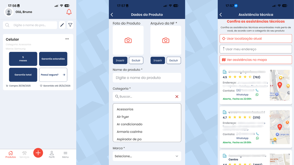 Novoto registra notas fiscais e mostra quando a garantia de algum equipamento vai acabar (Imagem: Captura de tela/Bruno De Blasi/Canaltech)