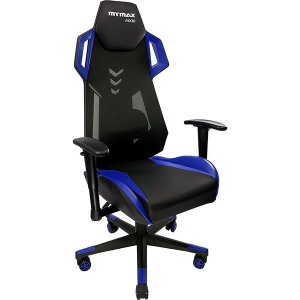 Cadeira Gamer MX10 Giratoria Preto/Azul Mymax [À VISTA]