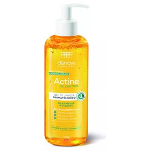 Gel de Limpeza Facial Actine Oil Control Antioleosidade com Ácido Glicólico e Vitamina B5 400g Darrow | PIX | Elegível para frete grátis com MELI+, link para assinar na descrição ⬇