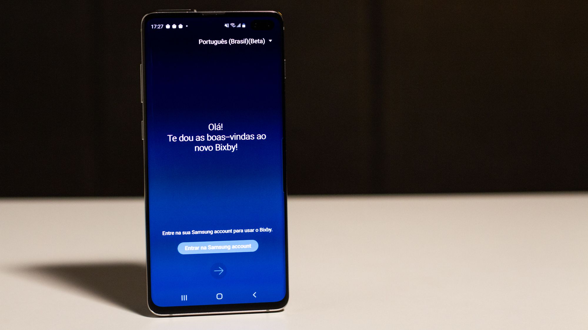 Os idiomas que o recurso de tradução Bixby Vision suporta