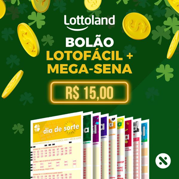 Bolão Lotofácil + Bolão Mega-Sena - Lottoland