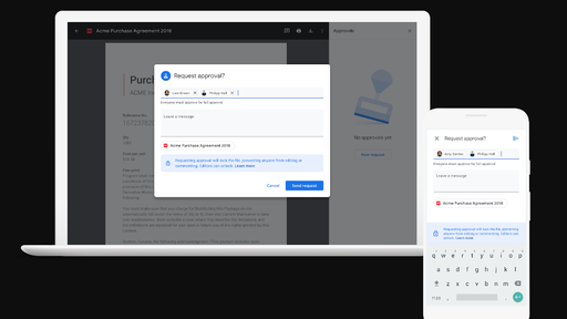 Google testa sistema de aprovação de arquivos no Drive