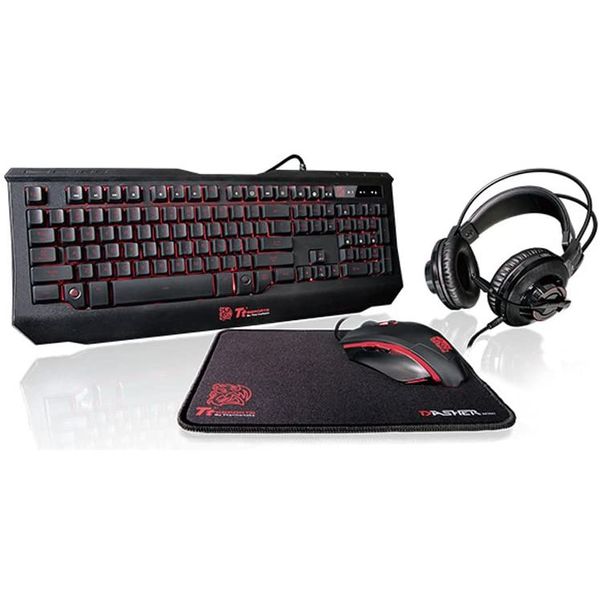 Teclado e Mouse Tt Esports Gaming Combo, Thermaltake, Kb-Gck-Plblpb-01, Acessórios para Computador, Colorido