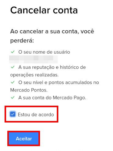 Como excluir a conta do Mercado Pago pelo celular