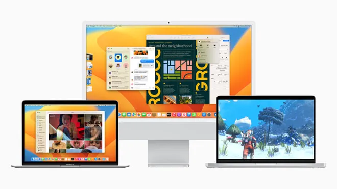 O macOS Ventura terá foco em produtividade e multitarefas (Imagem: Reprodução/Apple)