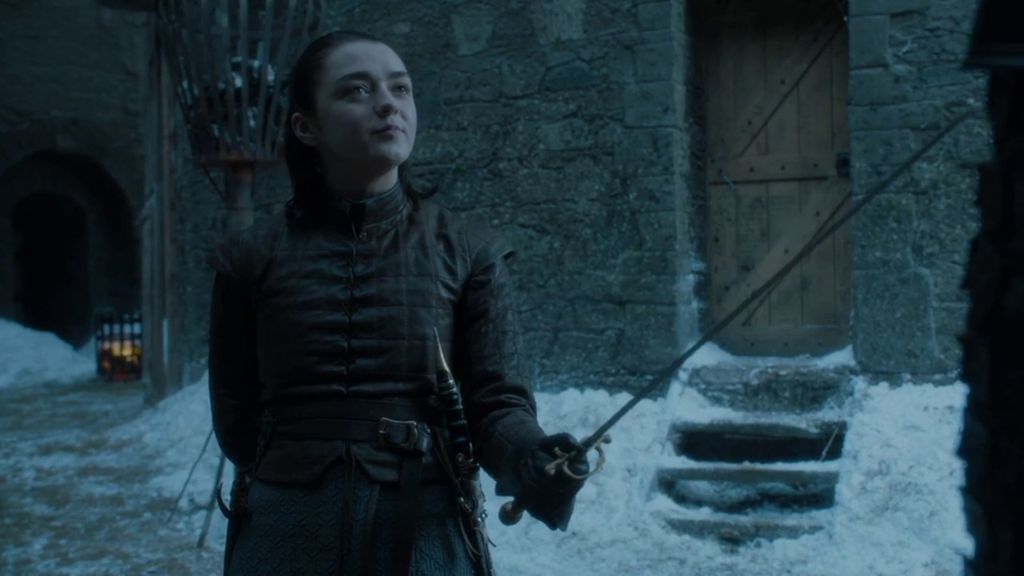 Arya se tornou uma das melhores espadachins de Westeros (Imagem: HBO)