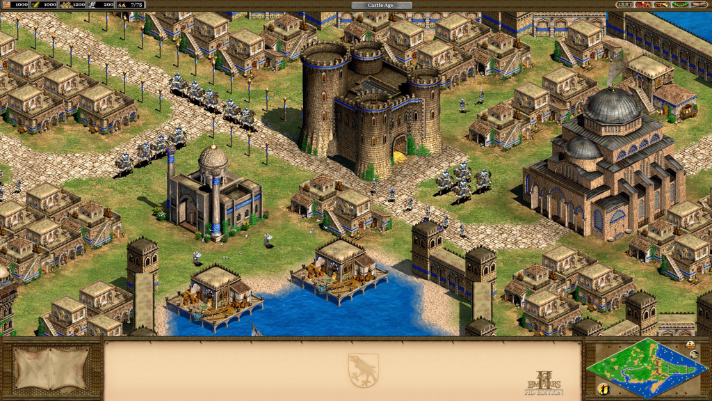 Age of Empires II foi o jogo mais popular da série e segue sendo jogado, na versão remasterizada, até hoje (Imagem: Microsoft Games/Ensemble Studios)