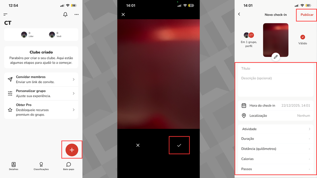 Como fazer check-in no GymRats (Imagem: Captura de tela/Bruno De Blasi/Canaltech)