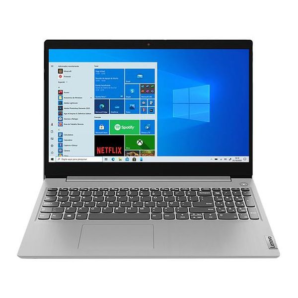 Notebook Lenovo IdeaPad3i 82BS0006BR Intel Core i3 - 4GB 256GB SSD 15,6” LCD Windows 10 [CUPOM]