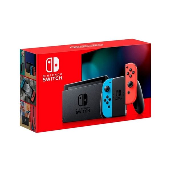 [CASHBACK] Console Nintendo Switch Neon Bateria Estendida Azul,Vermelho Bivolt