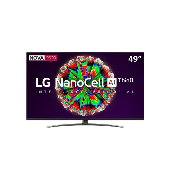 Smart TV Nanocell 49" LG NANO81SNA UHD 4K IPS Wi-Fi Bluetooth HDR 10 Pro Thinq AI Google Assistente Alexa [CUPOM DE DESCONTO]