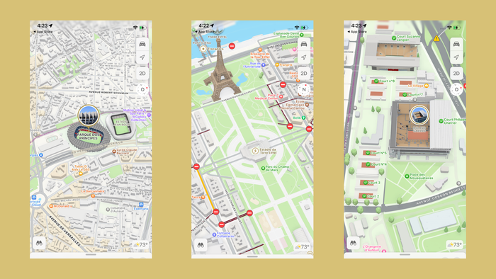 Olimpíadas 2024 | Apple Mapas cria modelos 3D de locais de competição em Paris