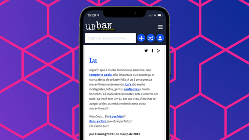 Como consultar o significado de um nome no Urban Dictionary