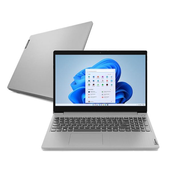 Notebook Lenovo Ultrafino Ideapad 3i I3-10110u 4gb 128gb Ssd Windows 11 15.6 82bs000lbr Prata [APP + CUPOM]