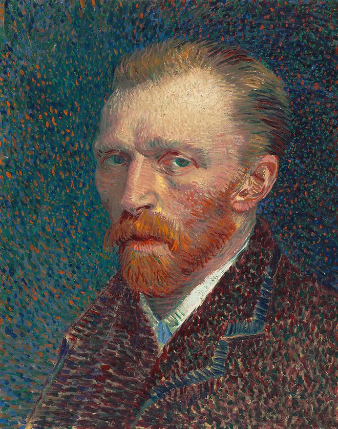 "Self-Portrait", de Vincent van Gogh, datada de 1887