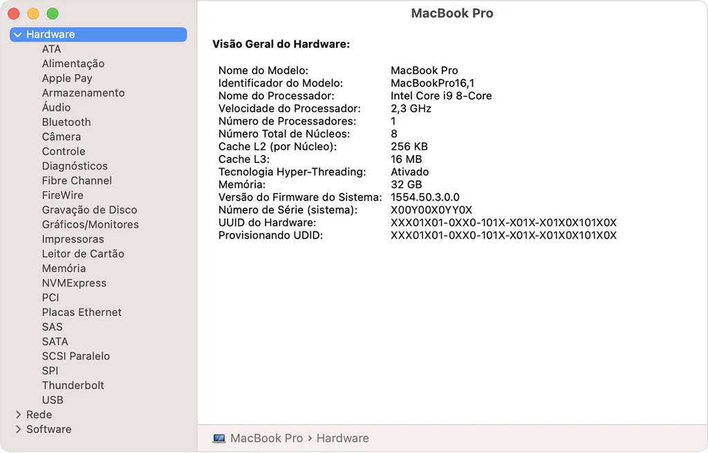 A ferramenta Spotlight do MacOS também pode ser usada para saber informações sobre o processador (Imagem: Divulgação/Apple)