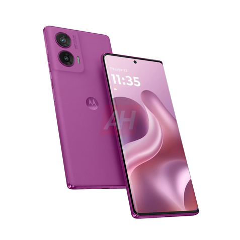 Vazamento do Moto G96 na cor Cattleya Orchid