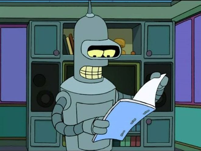 Personalidade de Bender, de Futurama, foi uma das testadas em experimento da Meta com chatbots, que pode ser oficializado nesta semana (Imagem: Divulgação/Fox)