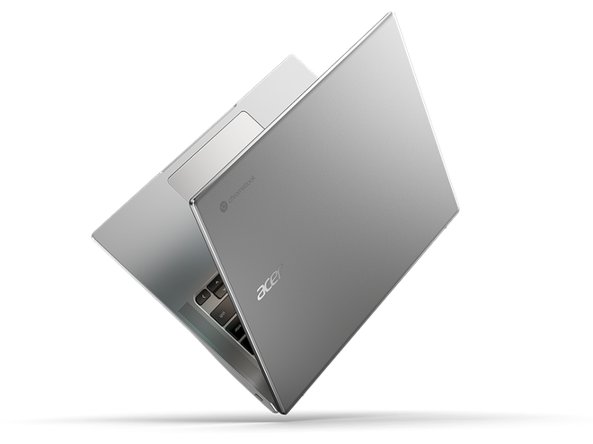 Chromebook 514 tem apenas 1,3 kg e 16 milímetros de espessura (Imagem: Divulgação/Acer)