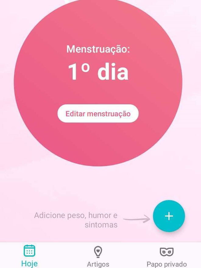 O Flo além de ser um aplicativo, conta com uma rede social interna (Imagem: Guadalupe Carniel/Captura de tela)