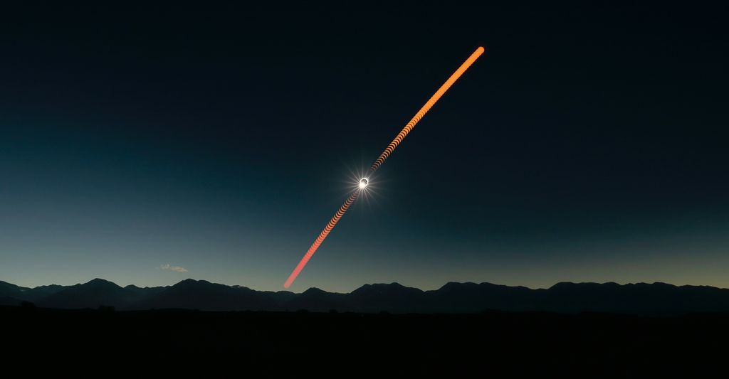 Eclipse total do Sol em 2 de julho (Foto: Chirag Upreti)
