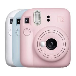 LEIA A DESCRIÇÃO | Câmera Instantânea Fujifilm Instax Mini 12 | Rosa, Azul ou Branco | CUPOM | R$ 335,90 com MELI+