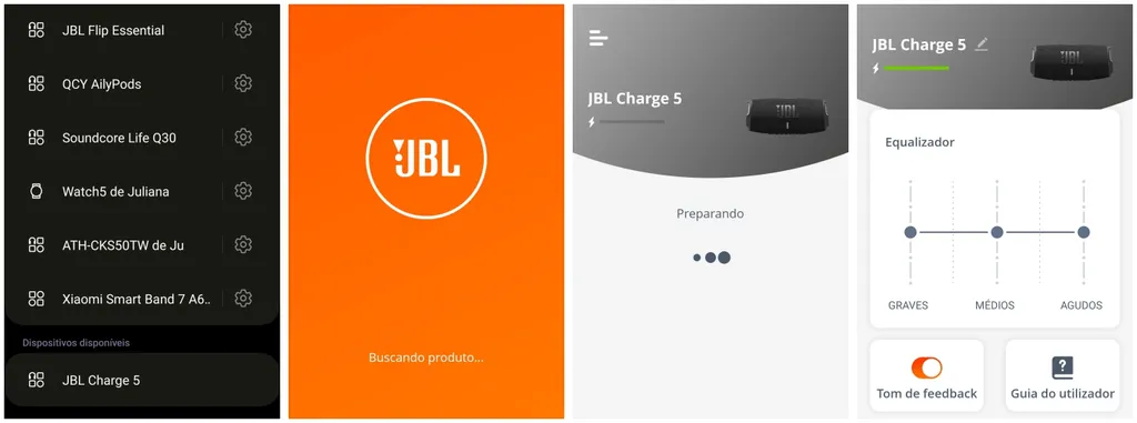 JBL Portable (Captura: Jucyber/Canaltech)