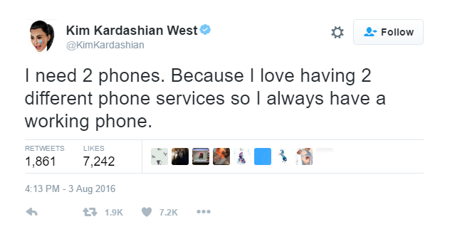 Kim Kardashian BlackBerry