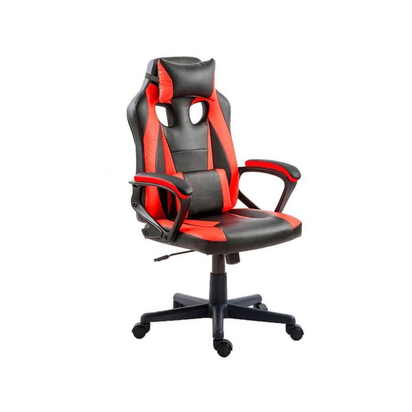 Cadeira Gamer Preta e Vermelha 100 - AC Comercial [APP + CUPOM]