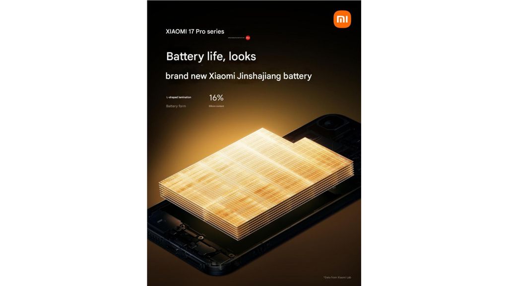 Xiaomi 17 bateria