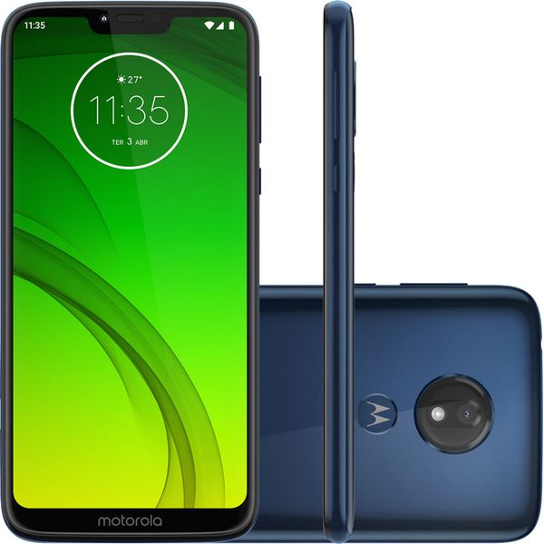 Smartphone Motorola Moto G7 Power 64GB Dual Chip Android Pie - 9.0 Tela 6.2" 1.8 GHz Octa-Core 4G Câmera 12MP - Azul Navy nas Lojas Americanas.com [cupom]