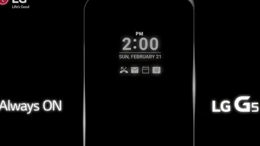 LG lança teaser que confirma função "sempre acordado" no LG G5
