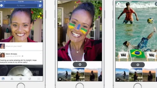 Facebook lança filtros à la Snapchat no Brasil