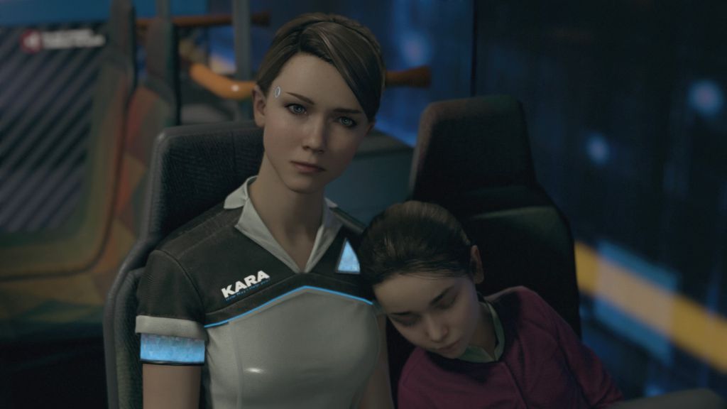 Kara e a jovem Alice têm o arco mais intimista de todos, com a androide fazendo de tudo para proteger a menininha