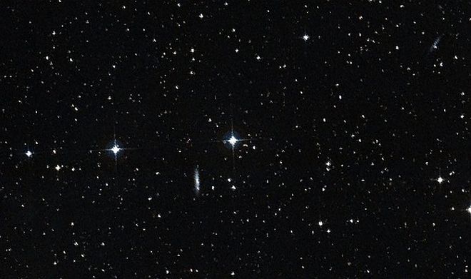 A estrela HD 186302 é a que se encontra no centro da imagem (Imagem: CDS Portal/Simbad)